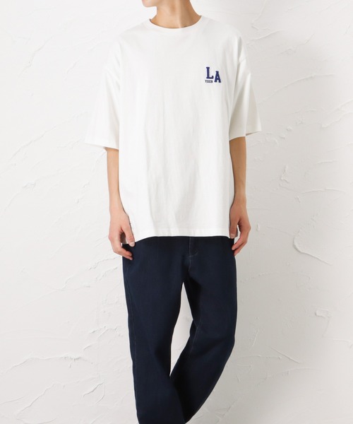 VISION STREET WEAR(ヴィジョンストリートウェア)の「サガラ刺繍ビッグTシャツ(Tシャツ/カットソー・メンズ・ブルー/ホワイト/チャコール/グリーン・XL/L/M)」の21枚目の写真