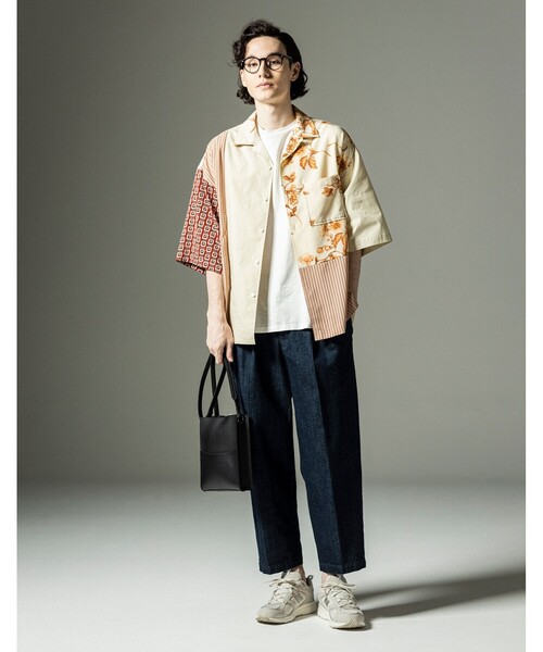 THE SHOP TK (ザ ショップ ティーケー )の「◆パネルデザインオープンカラーシャツ(シャツ/ブラウス・メンズ・ブラック系4/ベージュ系4・02/03/04)」の8枚目の写真