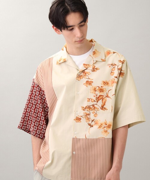 THE SHOP TK (ザ ショップ ティーケー )の「◆パネルデザインオープンカラーシャツ(シャツ/ブラウス・メンズ・ブラック系4/ベージュ系4・02/03/04)」の21枚目の写真
