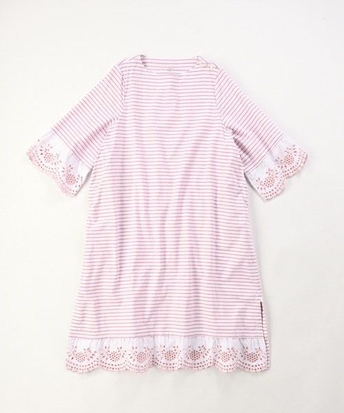 美品✨フォーティファイブアール ジンバオックスのバスクTドレス 刺繍 ワンピース 45R（フォーティファイブアール）の「ジンバオックスのバスクT