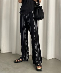 Ameri | MEDI SHEER GEOMETRIC KNIT PANTS(その他パンツ)