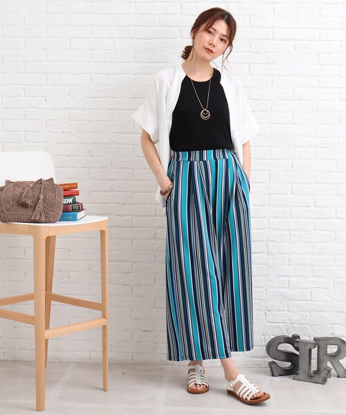 SHOO・LA・RUE（シューラルー）の「◆テレコベーシックタンクトップ（タンクトップ・レディース・ホワイト系/ブラック/ベージュ・02/03）」の16枚目の写真