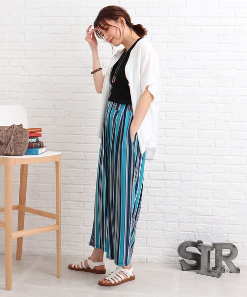 SHOO・LA・RUE（シューラルー）の「◆テレコベーシックタンクトップ（タンクトップ・レディース・ホワイト系/ブラック/ベージュ・02/03）」の17枚目の写真