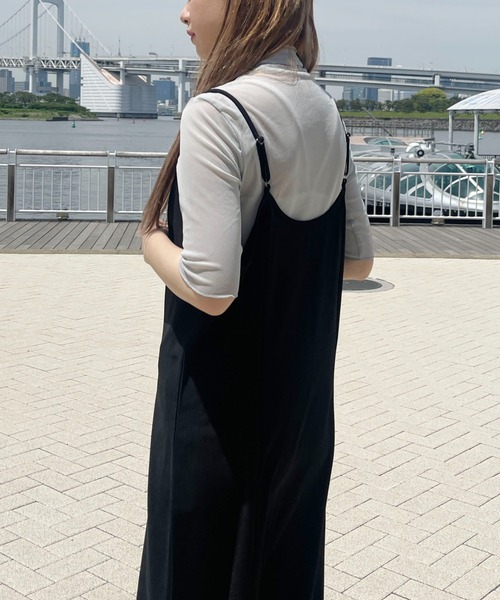 PairPair(ペアペア)の「キャミワンピース×チュールSET(ワンピース・レディース・グレー/アイボリー・フリー)」の4枚目の写真