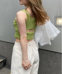 one way | ショート丈パット付きキャミ(キャミソール)