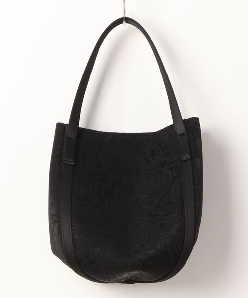 form forma（フォルムフォルマ）の「≪撥水加工付≫花柄ジャガードバッグ（ハンドバッグ・レディース・ブラック・FREE）」の6枚目の写真