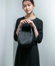 form forma | ≪撥水加工付≫花柄ジャガードバッグ(ハンドバッグ)