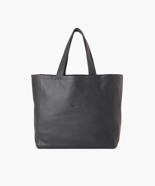 アニエスベー　PAH02-01 PETER トートバッグ アニエスベー】たっぷり入る！レザー PETERトートバッグ (Agnes