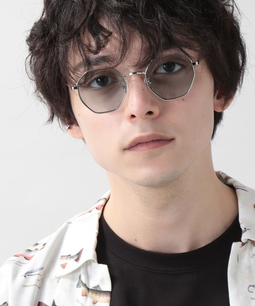 RAGEBLUE（レイジブルー）の「メタルフレームメガネ２（サングラス・メンズ・ブラック系その他/ベージュ系その他・FREE）」の3枚目の写真