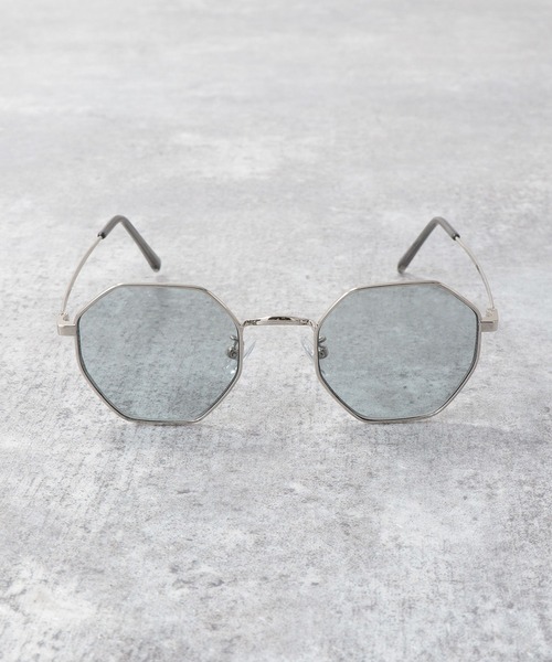 RAGEBLUE（レイジブルー）の「メタルフレームメガネ２（サングラス・メンズ・ブラック系その他/ベージュ系その他・FREE）」の7枚目の写真