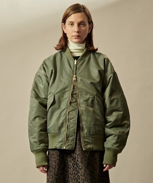 KHA:KI　カーキリバーシブル MA-1 KHA:KI / カーキ」REVERSIBLE MA-1