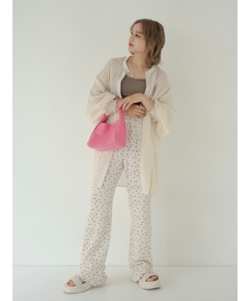 jumelle(ジュメロ)の「シャーリングプリントパンツ(その他パンツ・レディース・ベージュ・FREE)」の6枚目の写真