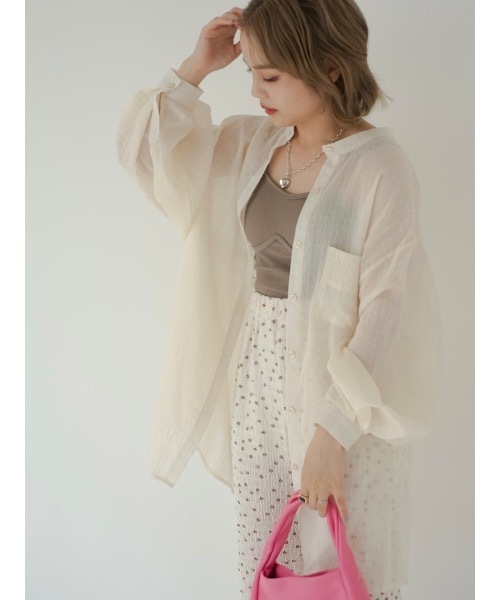 jumelle(ジュメロ)の「シャーリングプリントパンツ(その他パンツ・レディース・ベージュ・FREE)」の10枚目の写真