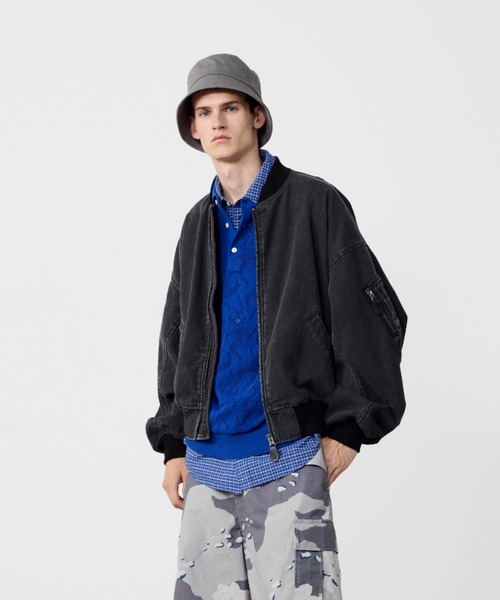 BEAMS（ビームス）の「ベーシック バケット ハット（ハット・メンズ・ブラック/ネイビー/オフホワイト/グレー/オリーブ/ベージュ・ONE SIZE）」の3枚目の写真