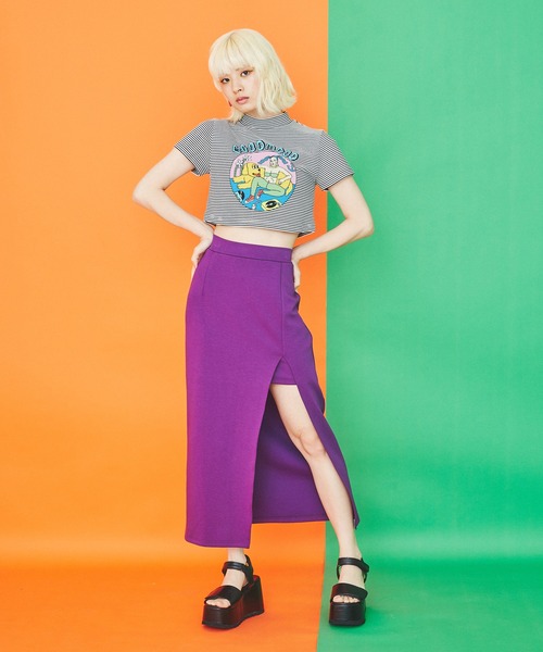 PUNYUS（プニュズ）の「GOODMOODプチハイネックＴ（Tシャツ/カットソー・レディース・ホワイト/ブラック/ブラック系その他・1/2/4/3）」の14枚目の写真