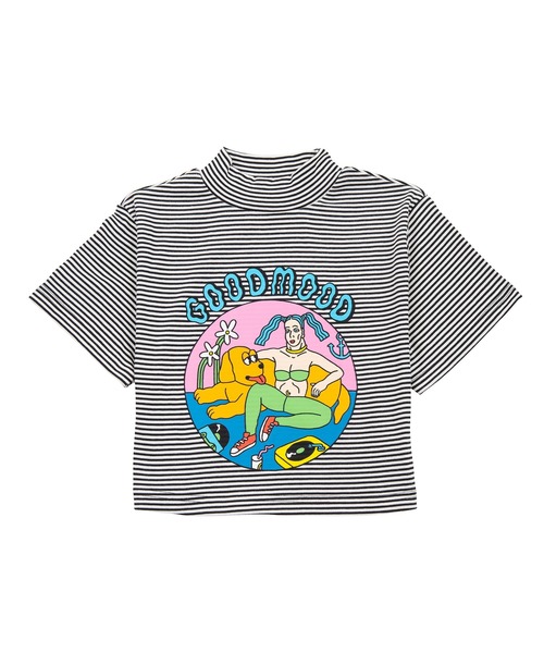 PUNYUS（プニュズ）の「GOODMOODプチハイネックＴ（Tシャツ/カットソー・レディース・ホワイト/ブラック/ブラック系その他・1/2/4/3）」の9枚目の写真