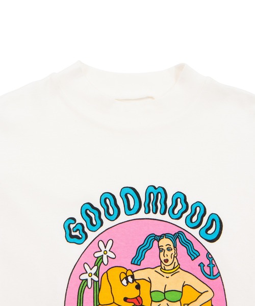PUNYUS（プニュズ）の「GOODMOODプチハイネックＴ（Tシャツ/カットソー・レディース・ホワイト/ブラック/ブラック系その他・1/2/4/3）」の11枚目の写真