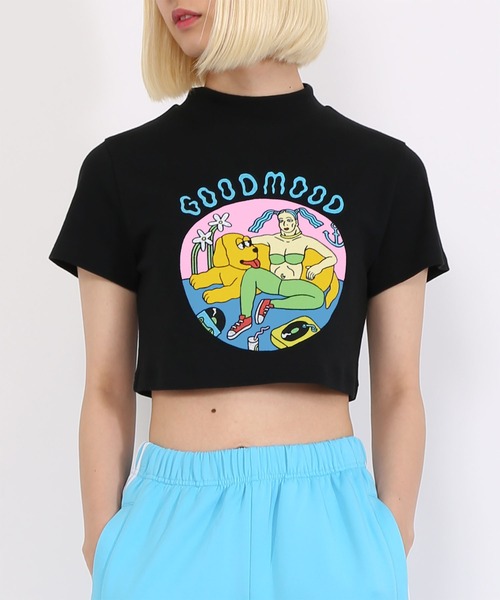 PUNYUS（プニュズ）の「GOODMOODプチハイネックT（Tシャツ/カットソー