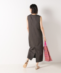 IENA（イエナ）の「綿麻サテンIラインワンピース（ワンピース