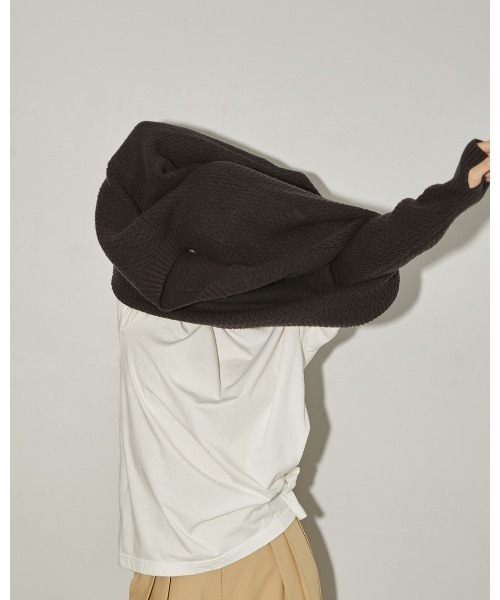 TODAYFUL - TODAYFUL ロウシルクワッフルプルオーバー　チャコール TODAYFUL ロウシルクワッフルプルオーバー チャコール Tシャツ