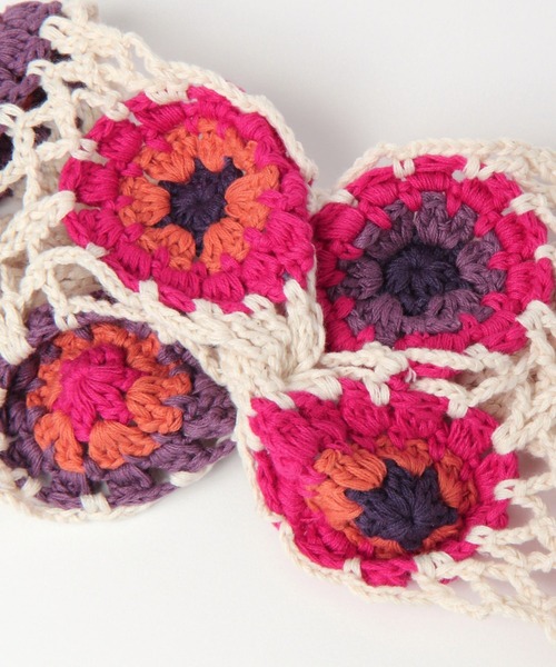 niko and...（ニコアンド）の「オリジナルクロシェヘアターバン（ヘアバンド・レディース・グレー/ピンク/グリーン/その他1・FREE）」の5枚目の写真