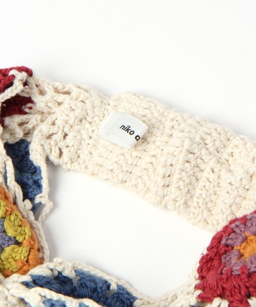 niko and...（ニコアンド）の「オリジナルクロシェヘアターバン（ヘアバンド・レディース・グレー/ピンク/グリーン/その他1・FREE）」の8枚目の写真