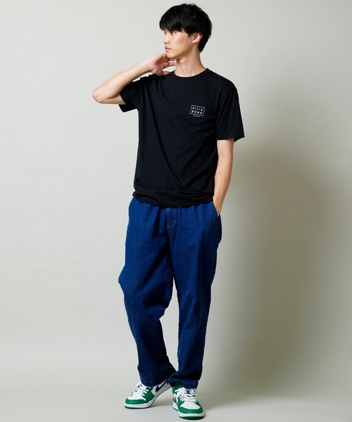 BILLABONG（ビラボン）の「BILLABONG/ビラボン ブランドロゴ スクエアロゴ バックプリントTシャツ BC012-200（Tシャツ/カットソー・メンズ・ホワイト/ブラック/グリーン・M/L/XL）」の19枚目の写真