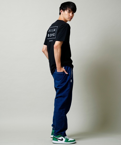 BILLABONG（ビラボン）の「BILLABONG/ビラボン ブランドロゴ スクエアロゴ バックプリントTシャツ BC012-200（Tシャツ/カットソー・メンズ・ホワイト/ブラック/グリーン・M/L/XL）」の18枚目の写真