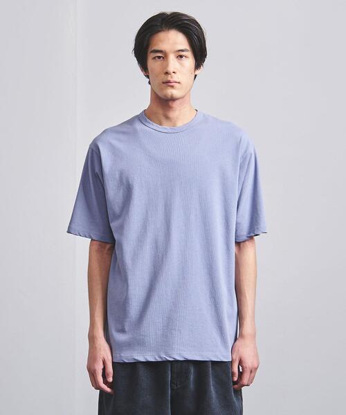 UNITED ARROWS（ユナイテッドアローズ）の「ヴィンテージライク クルーネック Tシャツ（Tシャツ/カットソー・メンズ・ライトブルー/ライム/ダークグレー/ホワイト・XL/S/L/M）」の5枚目の写真