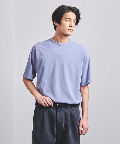 UNITED ARROWS（ユナイテッドアローズ）の「ヴィンテージライク クルーネック Tシャツ（Tシャツ/カットソー・メンズ・ライトブルー/ライム/ダークグレー/ホワイト・XL/S/L/M）」の8枚目の写真