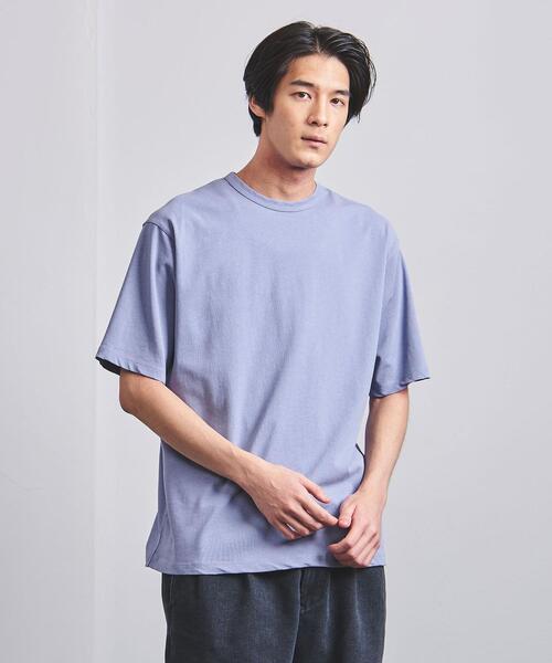 UNITED ARROWS（ユナイテッドアローズ）の「ヴィンテージライク クルーネック Tシャツ（Tシャツ/カットソー・メンズ・ライトブルー/ライム/ダークグレー/ホワイト・XL/S/L/M）」の9枚目の写真
