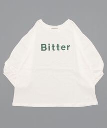 Samansa Mos2 | 袖タックロゴTシャツ(Tシャツ/カットソー)