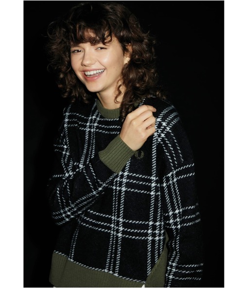 FRED PERRY（フレッドペリー）の「Tartan Panel Jumper（ニット