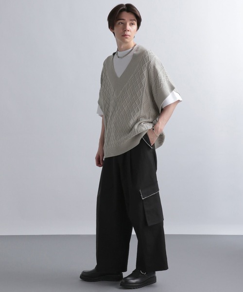 HARE（ハレ）の「ワンサイドポケットカーゴパンツ(HARE)（その他パンツ・メンズ・ブラック/グレー・FREE）」の11枚目の写真