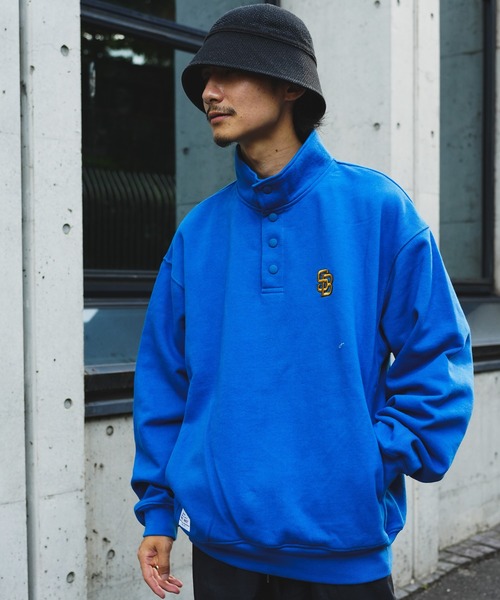 schott（ショット）の「【WEB LIMITED】Schott/ショット/SNAP SWEAT PINUP/スナップスウェット ピンナップ（スウェット・メンズ・ブラック/ゴールド/ブルーグレー/ブルー・MEDIUM/LARGE/X-LARGE/XX-LARGE）」の21枚目の写真