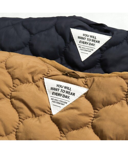 BREEZE（ブリーズ）の「4wayマウンテンジャケット（ダウンジャケット/コート・キッズ・カーキ/レインボー・100/110/130/140/80/120/90）」の7枚目の写真