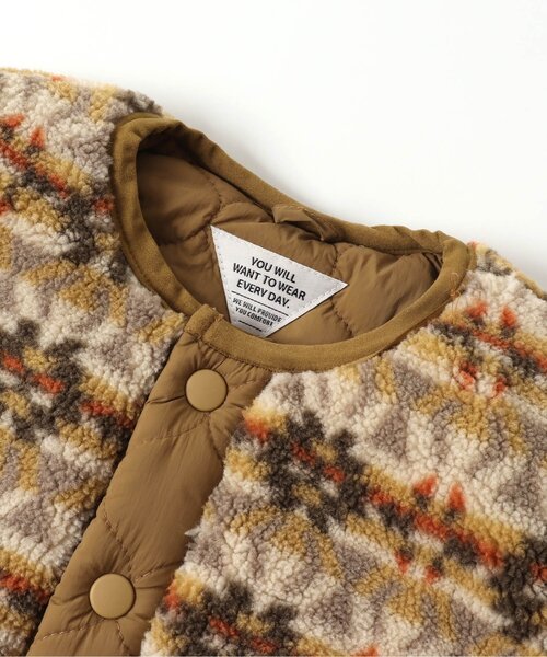 BREEZE（ブリーズ）の「4wayマウンテンジャケット（ダウンジャケット/コート・キッズ・カーキ/レインボー・100/110/130/140/80/120/90）」の22枚目の写真