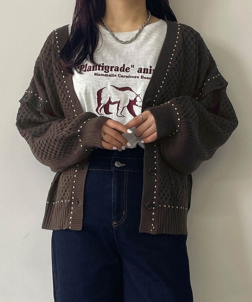 179/WG（イチナナキュウダブルジー）の「2WAYケーブルニット