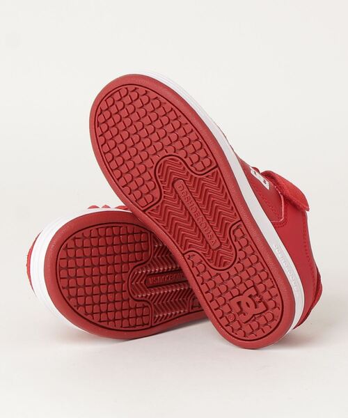 DC（ディーシー）の「DC/ディーシー キッズ スケシュー KS MANTECA 4 V SN DK224001（スニーカー・キッズ・レッド系その他/ブラック×ブラック・19.0cm/18.0cm/21.0cm/23.0cm/22.0cm/17.0cm/20.0cm）」の4枚目の写真