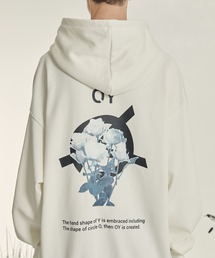 『OY/オーワイ』HOLOGRAM FLOWER HOODIE/ホログラム フラワー フーディ プルオーバーパーカー