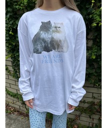 WC | キャットプリントロンT(Tシャツ/カットソー)