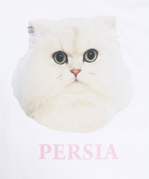 WC（ダブル シー）の「キャットプリントロンT（Tシャツ/カットソー・レディース・サックスブルー/ピンク・FREE）」の11枚目の写真