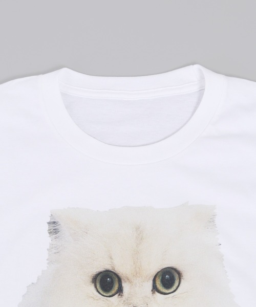 WC（ダブル シー）の「キャットプリントロンT（Tシャツ/カットソー・レディース・サックスブルー/ピンク・FREE）」の9枚目の写真