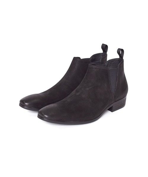 TORNADO MART（トルネードマート）の「ZERO by TORNADO MART∴ヌバックサイドゴアブーツ（ブーツ・メンズ・ブラック/グレー系その他・M/L/S）」の2枚目の写真