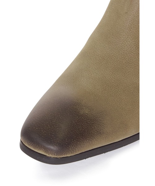 TORNADO MART（トルネードマート）の「ZERO by TORNADO MART∴ヌバックサイドゴアブーツ（ブーツ・メンズ・ブラック/グレー系その他・M/L/S）」の4枚目の写真