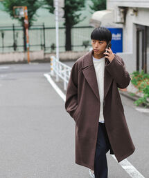 美品 (50) BEAMS HEART ライナー付き トレンチ コート 黒 L