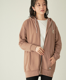 KANGOL EXTRA COMFORT | 【KANGOL EXTRA COMFORT(カンゴール エクストラ コンフォート)】《WEB限定》ロゴ刺繍 オーバーサイズ ZIPパーカー(パーカー)