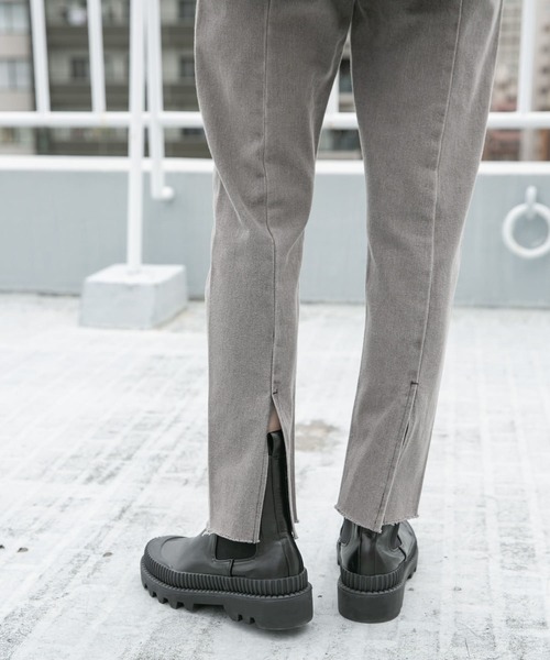 KBF（ケイビーエフ）の「サイドゴアブーツ（ブーツ・レディース・ブラック/カーキ・38/36/37）」の7枚目の写真