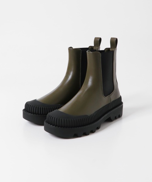 KBF（ケイビーエフ）の「サイドゴアブーツ（ブーツ・レディース・ブラック/カーキ・38/36/37）」の10枚目の写真