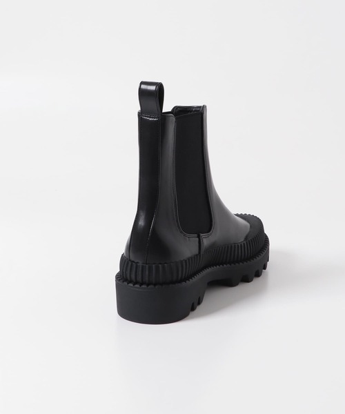 KBF（ケイビーエフ）の「サイドゴアブーツ（ブーツ・レディース・ブラック/カーキ・38/36/37）」の4枚目の写真